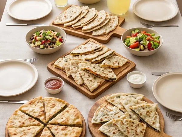 Обед в офис: Три чуду, двенадцать афаров, три салата, соусы и шесть литров напитков на команду.