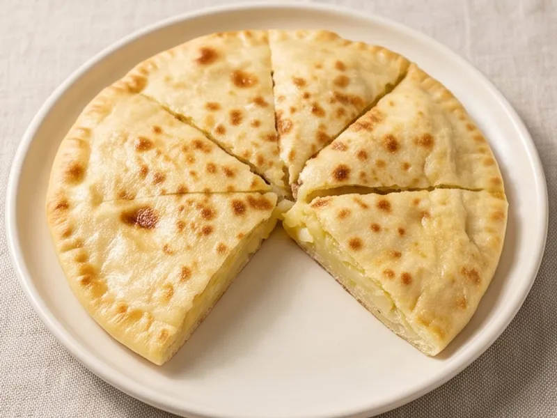 Чуду с картошкой: Картошка с жареным луком, без мяса.
